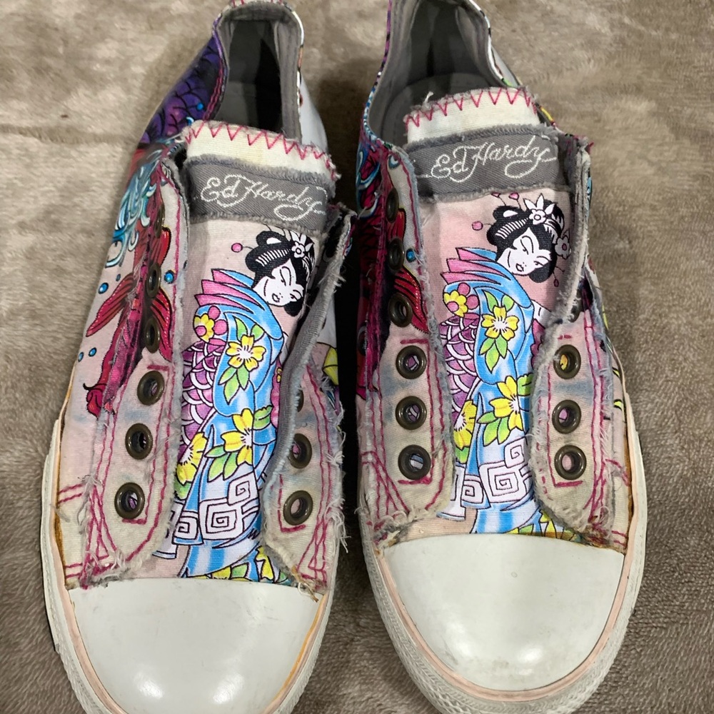 Ed Hardy Women's Multicolor Sneakers